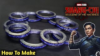 How To Make 10 Rings Of Mandarin With Cardboard ShangChi Movie Weapon [upl. by Fedora]