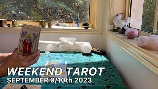 WEEKEND TAROT quotNON COMMITTALquot SEPTEMBER 9th10th 2023 [upl. by Ettenyl361]