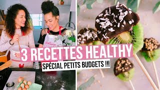 🔴On cuisine 3 RECETTES HEALTHY amp FACILES spécial PETITS BUDGETS [upl. by Raynor]