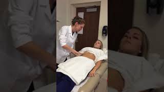 Victoria Aughinbaugh Abdominal Exam [upl. by Leiand351]