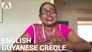 WIKITONGUES Sandra speaking English and Guyanese Creole [upl. by Tilden]