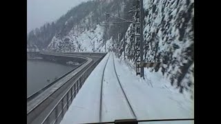 Video 8mm  Führerstandsmitfahrt AttnangPuchheim  StainachIrdning Dezember 1998 Silent Movie [upl. by Lertnek900]