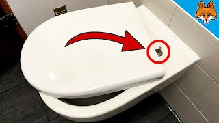 Does YOUR Toilet Seat also have this HIDDEN Function 💥 GENIUS 🤯 [upl. by Nylakcaj]