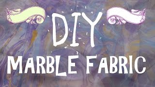 Diy Marble fabric  Marbling [upl. by Nospmis]