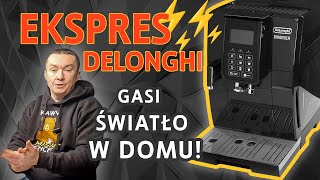 Ekspres Delonghi Dinamica gasi światło w domu  naprawiamy CoffeeDoctor [upl. by Priestley81]