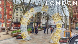 London Winter Walk Exploring London High Holborn and Covent Garden Leicester Square [upl. by Bertasi]