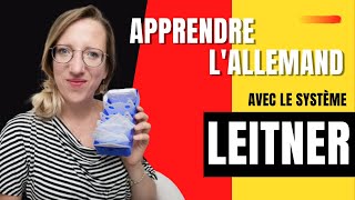 🇩🇪 Apprendre lallemand avec le système LEITNER de répétition espacée et les KARTEIKASTEN [upl. by Kele]