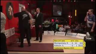 Robson misses 9 darter  Zuiderduin Masters 2013 [upl. by Anertac]