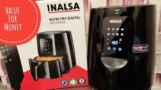 Inalsa Nutri Fry Digital Air Fryer Detailed Demo amp Review  Inalsa Digital Air Fryer Value For Money [upl. by Anairam]