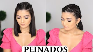 LOS PEINADOS MAS FACILES PARA CABELLO CORTO  Bessy Dressy [upl. by Virendra465]