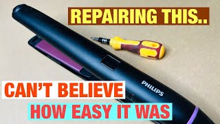 HOW to REPAIR PHILIPS hair STRAIGHTENER [upl. by Ming]