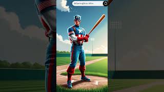 Marvel Heroes Play Ball ⚾️ Superpowered Baseball marvel ironman marvel trending shorts [upl. by Dnalro64]