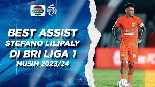 Best Assist Stefano Lilipaly Borneo FC di BRI Liga 1 202324 [upl. by Marinelli371]