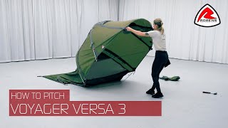 How to Pitch Voyager Versa 3  Robens 2023 [upl. by Holmann]