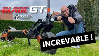 lincroyable trottinette électrique Teverun blade GT plus  vidéo de la présentation test bilan [upl. by Jena]