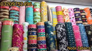 2pc printed lawn 2024 design in Nowshera wholesale market [upl. by Atoked483]