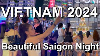 Ho Chi Minh City Night Tour  Explore Vietnam Saigon 2024 [upl. by Airot]