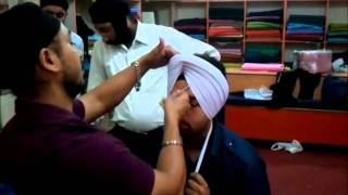 How to tie a pagg  Deep Turban Training Centre [upl. by Alyekahs]