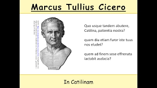 Cicero In Catilinam 11  Übersetzung Latein  Wie lange noch Catilina 2 [upl. by Caterina]