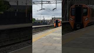 A class 196 passing Bescot stadium for Birmingham new street [upl. by Ayoral]