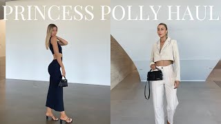 PRINCESS POLLY TRY ON HAUL best basics for your wardrobe [upl. by Bate]