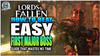 HOW TO BEAT Pieta She Of Blessed Renewal BOSS EASY GUIDE  LORDS OF THE FALLEN [upl. by Avevoneg]