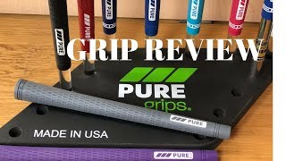 Golf Review 2018 PURE Grips [upl. by Mckeon]