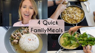 4 QUICK FAMILY MEALS  PERFECT WEEKDAY DINNERS  Kerry Whelpdale [upl. by Tse]