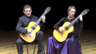 Kithara Duo plays Prelude in E major by Mario CastelnuovoTedesco [upl. by Yelruc]