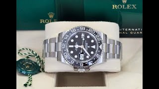 Rolex GMT Master II quotBruce Waynequot Edition 126710GRNR [upl. by Ahselrac]