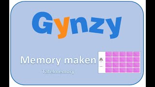 Gynzy  Memory maken Tafelmemory [upl. by Naara]