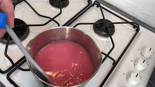 How to make an Arrowroot Glaze for use with fruit desserts [upl. by Ayna]