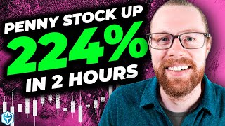 Penny Stock Goes Up 225 in 2 Hours [upl. by Rodolphe]