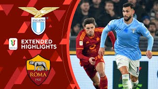 Lazio vs Roma Extended Highlights  Coppa Italia  CBS Sports Golazo [upl. by Aduhey]