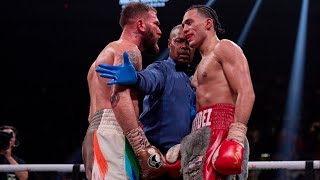 David Benavidez vs Caleb Plant  Full Fight Highlights [upl. by Shue]