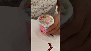 Yogurt with Choco nips shorts new food subscribe cooking [upl. by Ivanah]