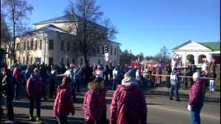 Олимпийский огонь в Суздале Olympic Flame in Suzdal Russia  suzdalgidru [upl. by Eugenia266]