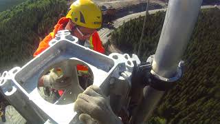 GoPro Installation of a SBB Met Mast [upl. by Mcclary]