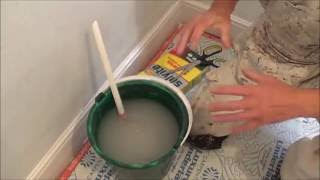 Mixing Wallpaper Paste [upl. by Sauder]