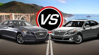 2016 Hyundai Genesis V6 vs Equus  Spec Comparison [upl. by Garneau234]