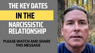 THE KEY DATES IN THE NARCISSISTIC RELATIONSHIP [upl. by Loraine]