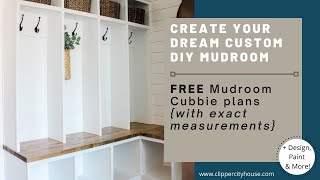 DIY Mudroom  How You Can Create The Perfect Custom Mudroom For Your Home [upl. by Hedvige409]