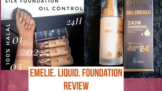 How to use foundation emelie foundation review [upl. by Mercie509]