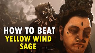 Black Myth Wukong  How to Beat Yellow Wind Sage Easy [upl. by Luehrmann]