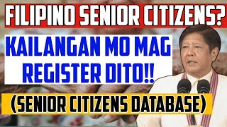 SENIOR CITIZEN 60 YEARS OLD AND UP KAILANGAN MO MAG REGISTER DITO STEP BY STEP REGISTRATION PROCESS [upl. by Arotal473]