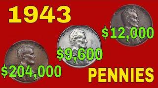 Super rare 1943 pennies worth money recently sold Valuable pennies to look for [upl. by Edita820]