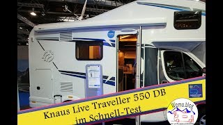 Wohnmobil Knaus Live Traveler 550DB auf dem Caravan Salon [upl. by Amos]