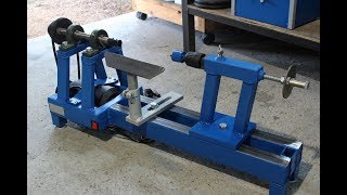 tornio per legno fai da te homemade wood lathe [upl. by Anir117]