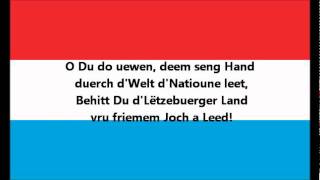 Hymne national du Luxembourg [upl. by Cired]