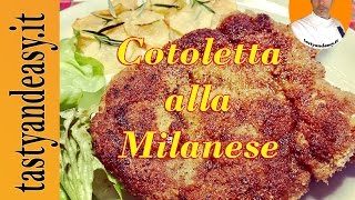 Cotoletta alla Milanese  Ricetta Originale Milanese [upl. by Siol]